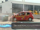 ADAC Kompatibilitäts-Crashtest: Kleinstwagen gegen untere Mittelklasse