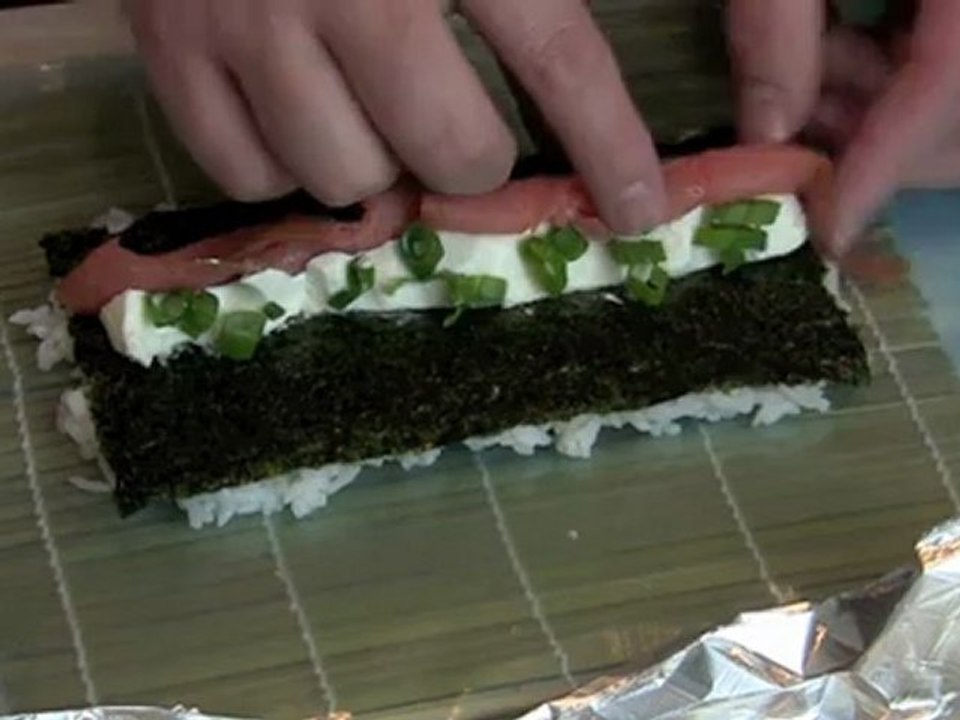 Smoked Salmon Sushi Roll Recipe