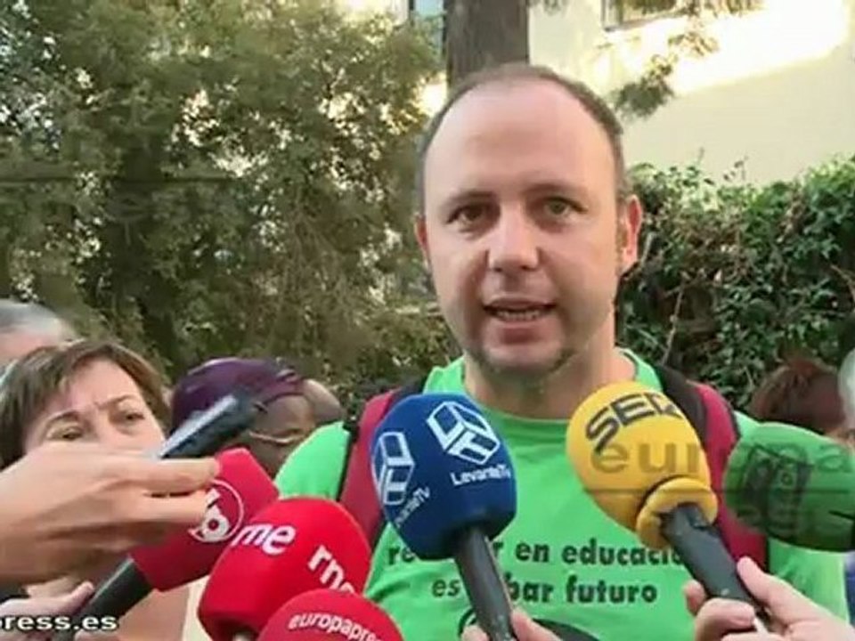 Manifiestación contra el "peor inicio de curso en 30 años"