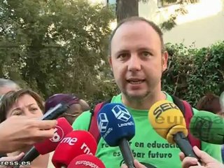 Manifiestación contra el "peor inicio de curso en 30 años"