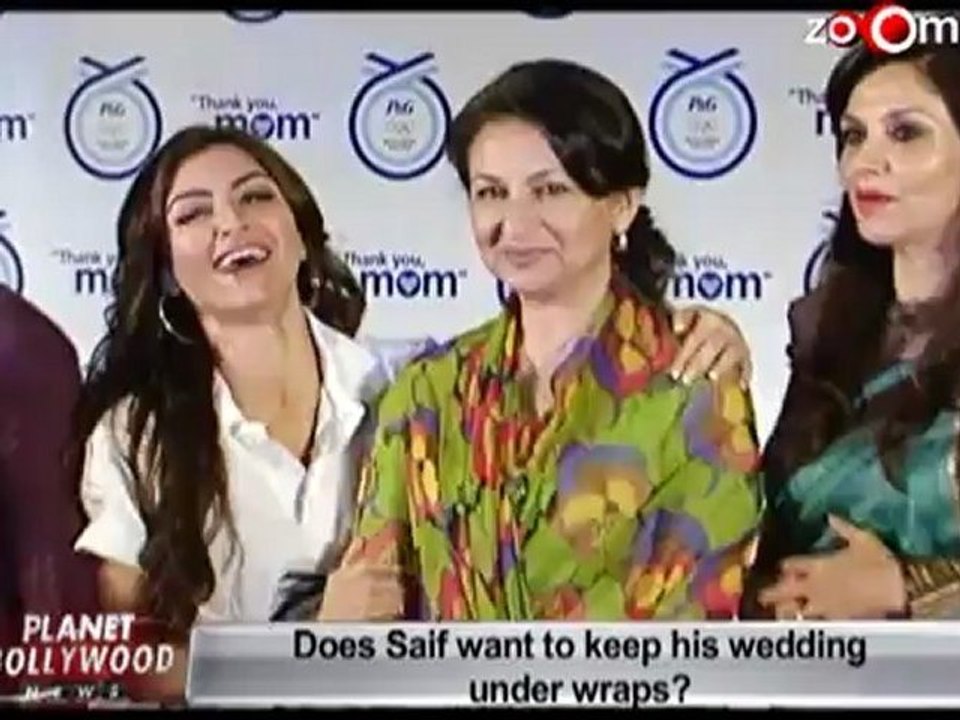 Does Saif want to keep his wedding under wraps?