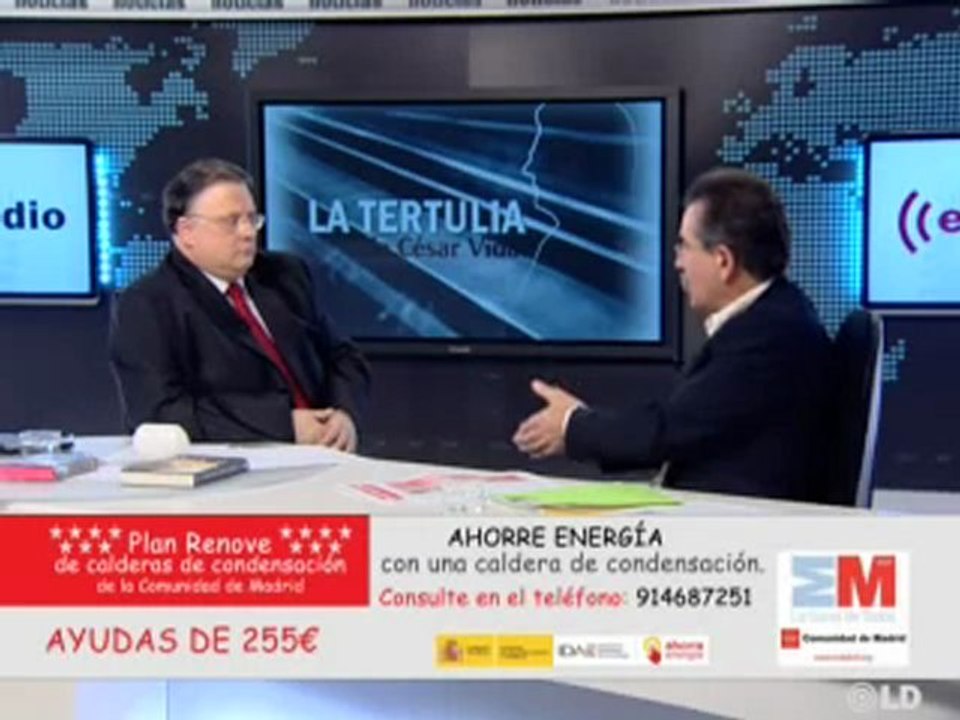 César Vidal entrevista José Vía, secretario de Acción Sindical de USO - 10/02/10