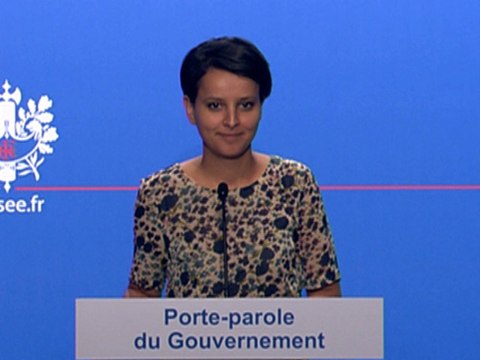 Point de presse du 1er août 2012 de Najat Vallaud-Belkacem