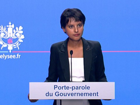Point de presse du 22 août 2012 de Najat Vallaud-Belkacem