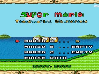 Super Mario Toadworth's Disappearance - château n°1