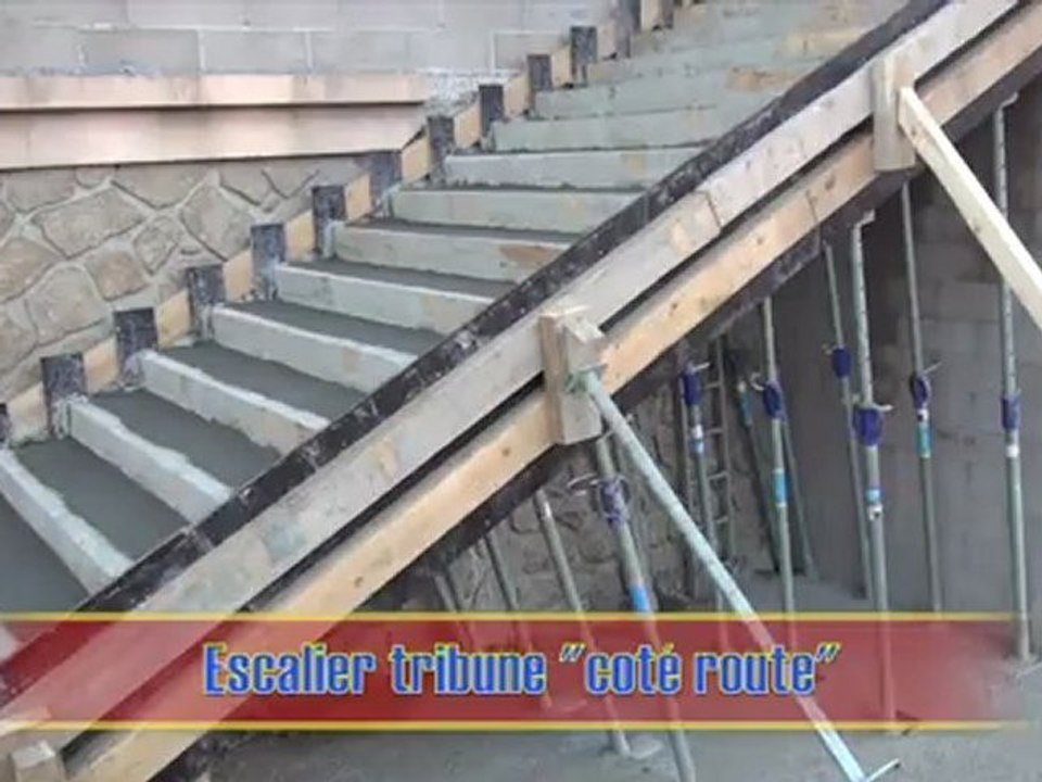 Travaux du stade le 14/09/12