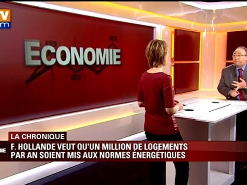 Hollande veut qu'un million de logements par an soient mis aux normes énergétiques