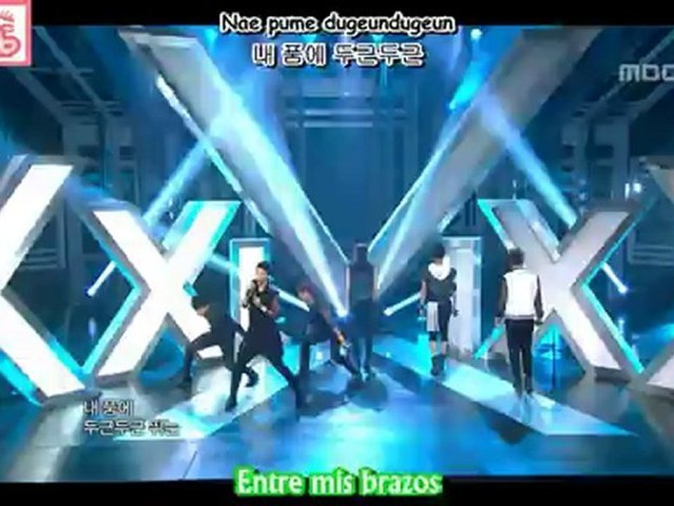 [Subs Español] VIXX - Super Hero (Live on MC 120609)