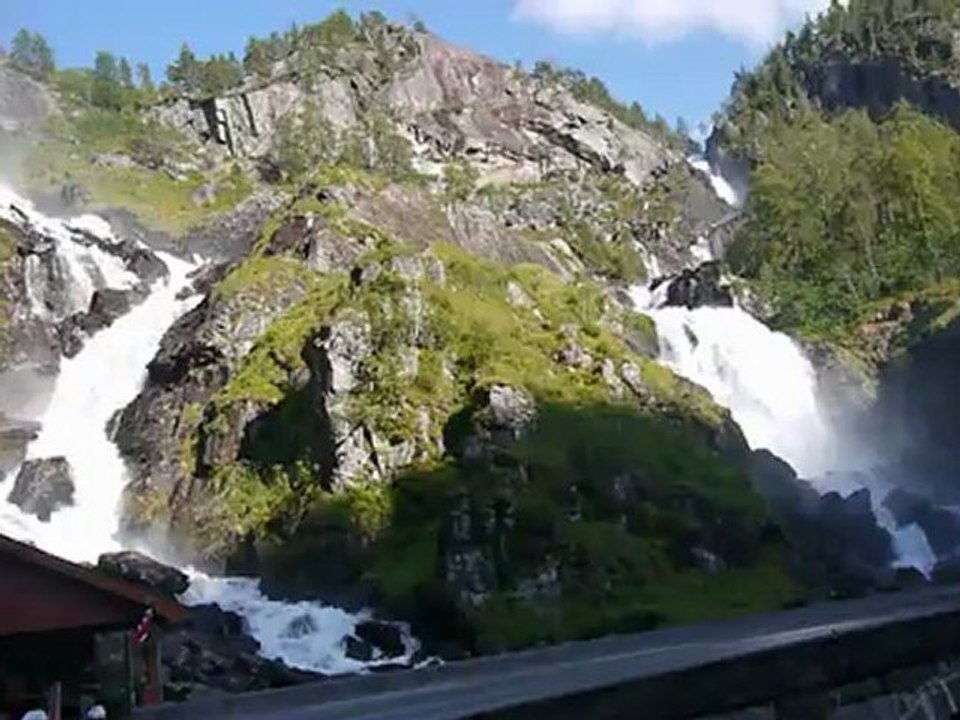 Les cascades de Latefossen