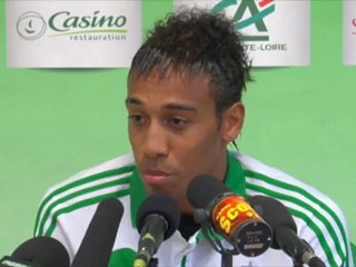 ASSE - Aubameyang : "Je l’ai vu à la télé !"