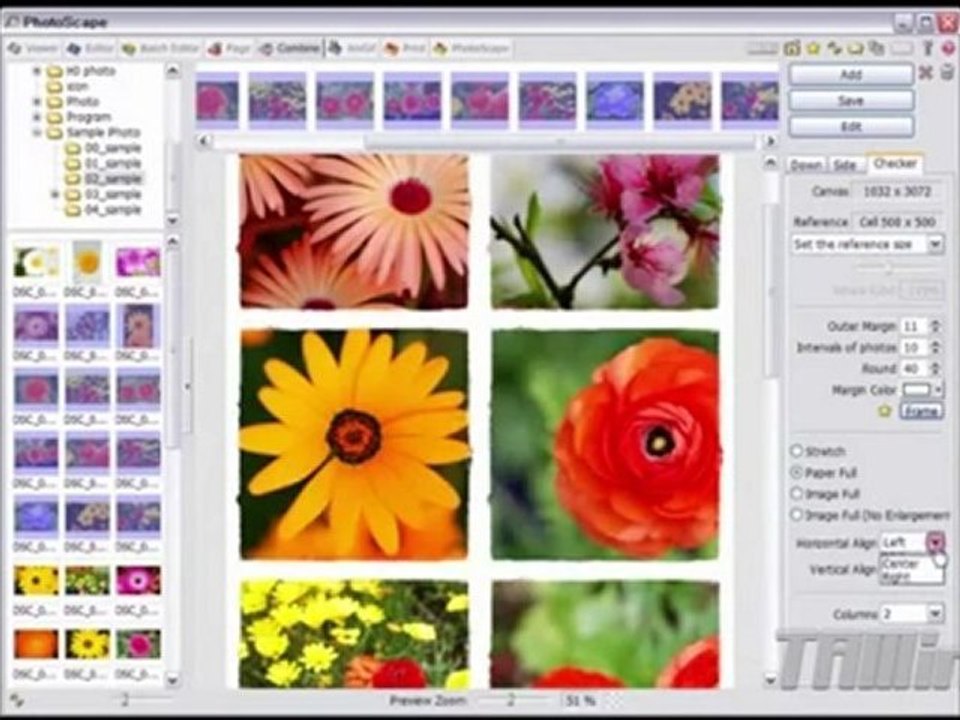 PhotoScape - Resim Birleştirme
