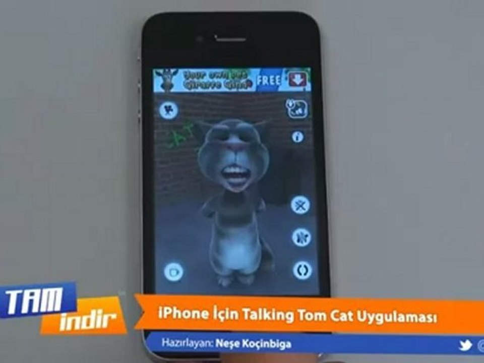 iPhone İçin Talking Tom Cat (Konuşan Kedi) Uygulaması