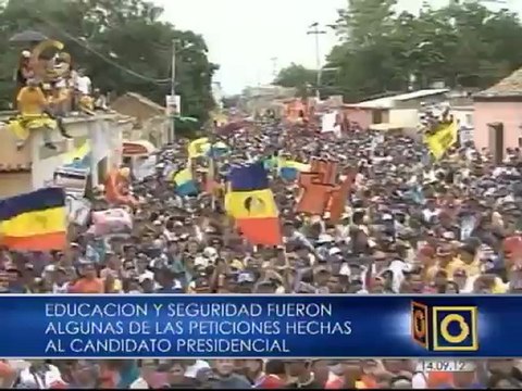Así fue el recorrido de Capriles por el estado Lara