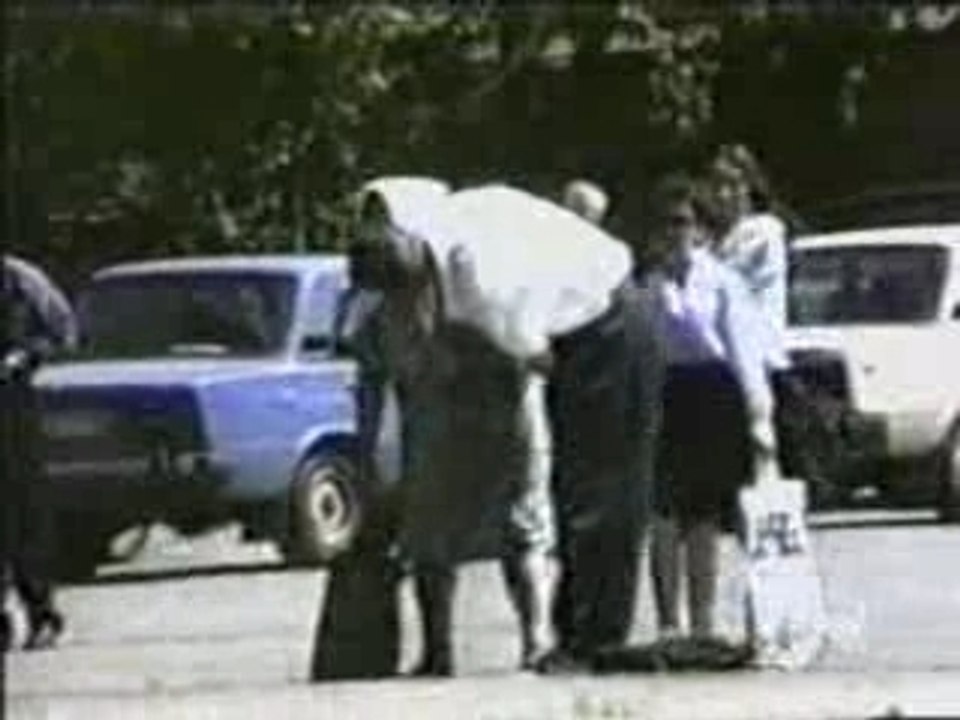 Funny Stuff - Car Crashes Into Old Woman