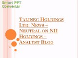Talinec Holdings Ltd