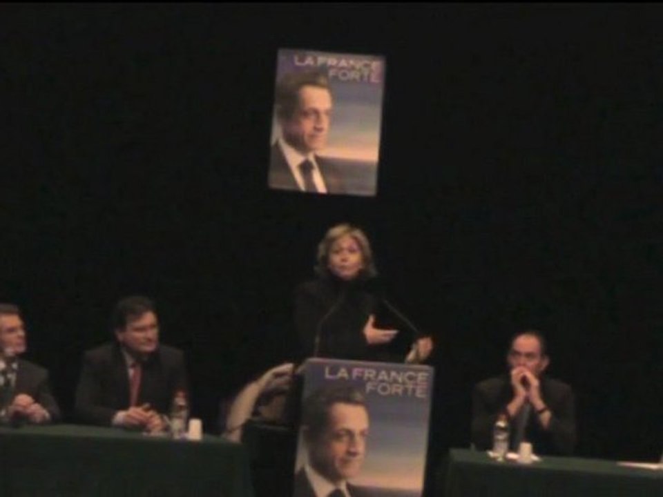 Valérie Pécresse et moi à Avranches (50) - 13 mars 2012