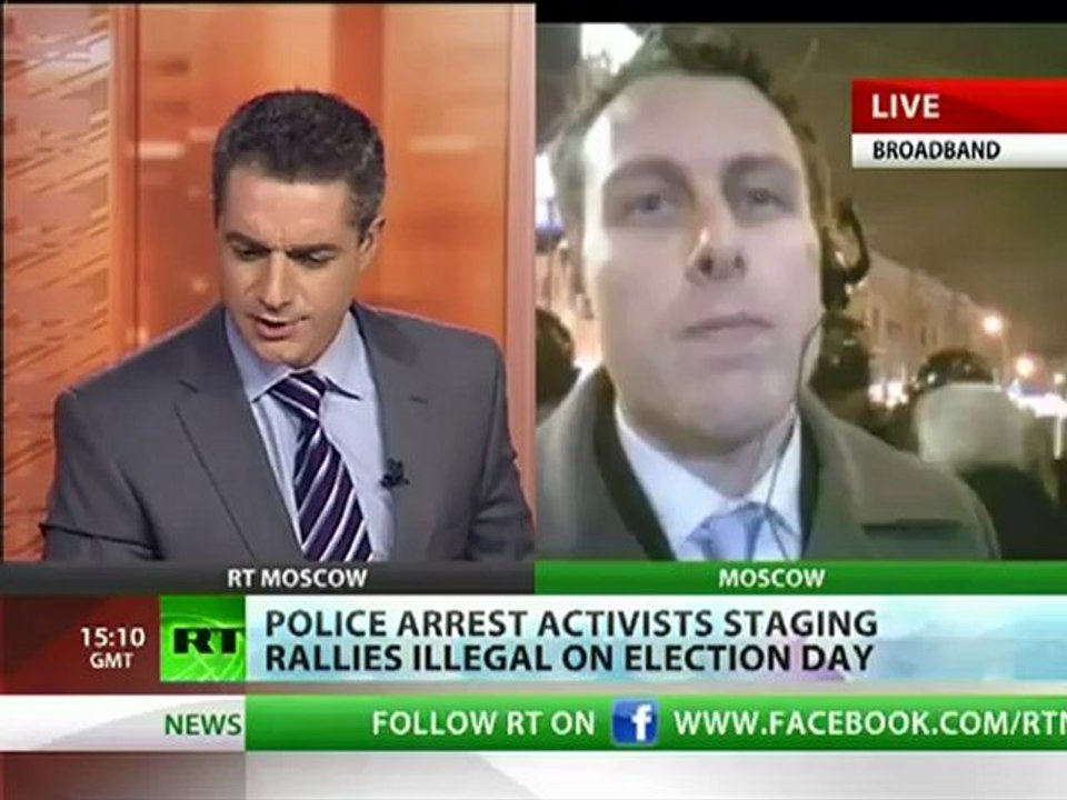 Dozens arrested at Russia Election Day protests