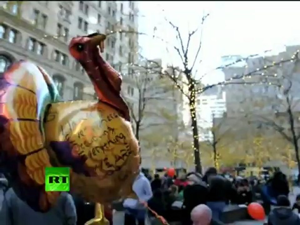 Occupy Apple Pie: OWS Thanksgiving protest