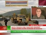 Border Brutality: NATO tear-gasses Serbs in Kosovo
