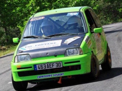 rallye de lozere ,cinquecento(cellier,ponce)