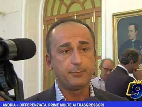 Andria | Differenziata, prime multe ai trasgressori