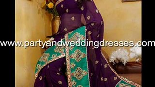 Exclusive Hand Embroidered Designer Sarees, Wedding Sarees and Bridal Sarees