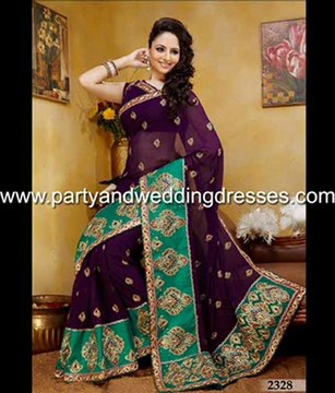 Exclusive Hand Embroidered Designer Sarees, Wedding Sarees and Bridal Sarees
