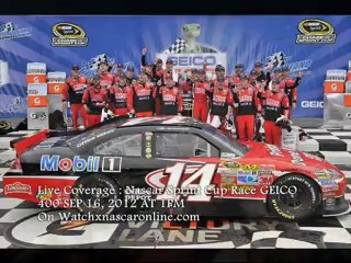Race GEICO 400 Live Coverage Now 16 Sep 2012