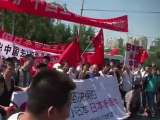 Thousands protest at Japanese embassy in Beijing