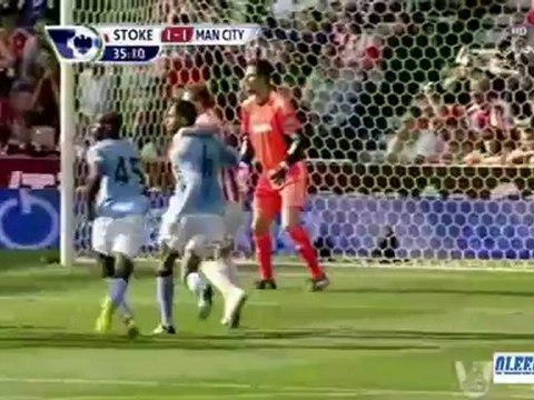 اهداف مباراة ستوك سيتي - مانشستر سيتي