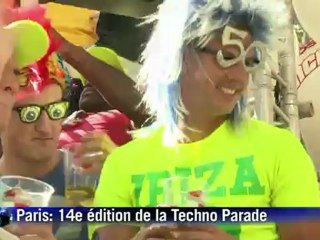 Paris : lancement ensoleillé de la 14ème technoparade