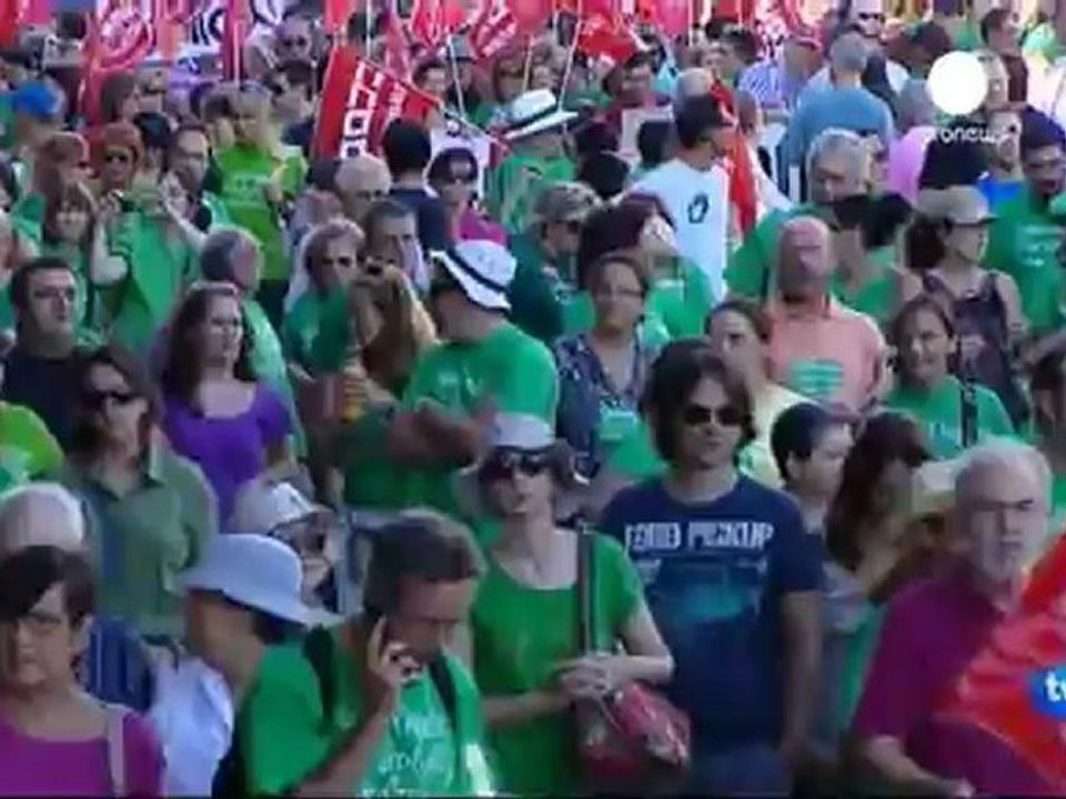 Madrid, manifestazione nazionale contro austerità