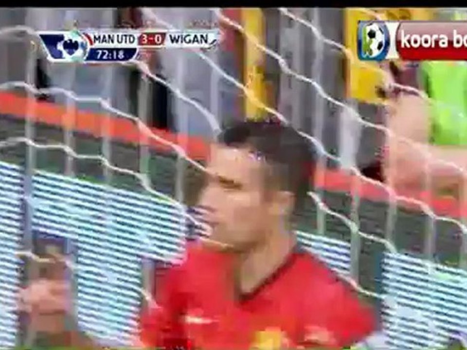 اهداف مانشيستر يونايتد 4 × 0 ويجان : دورى 2012/2013