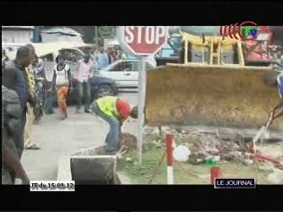 Opération de déguerpissement du domaine public à Ouenzé et à Djiri