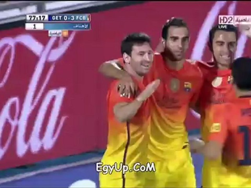 هدف برشلونه الثالث فى مرمى خيتافى ميسى