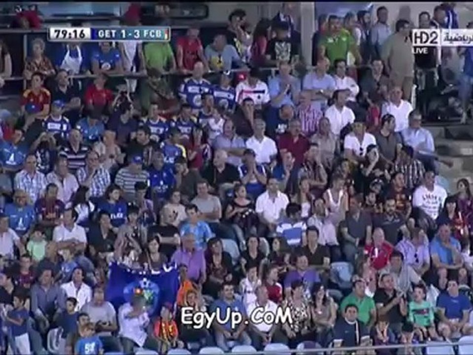 الهدف الاول والوحيد لخيتافى فى برشلونة