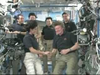 A change of command in Space