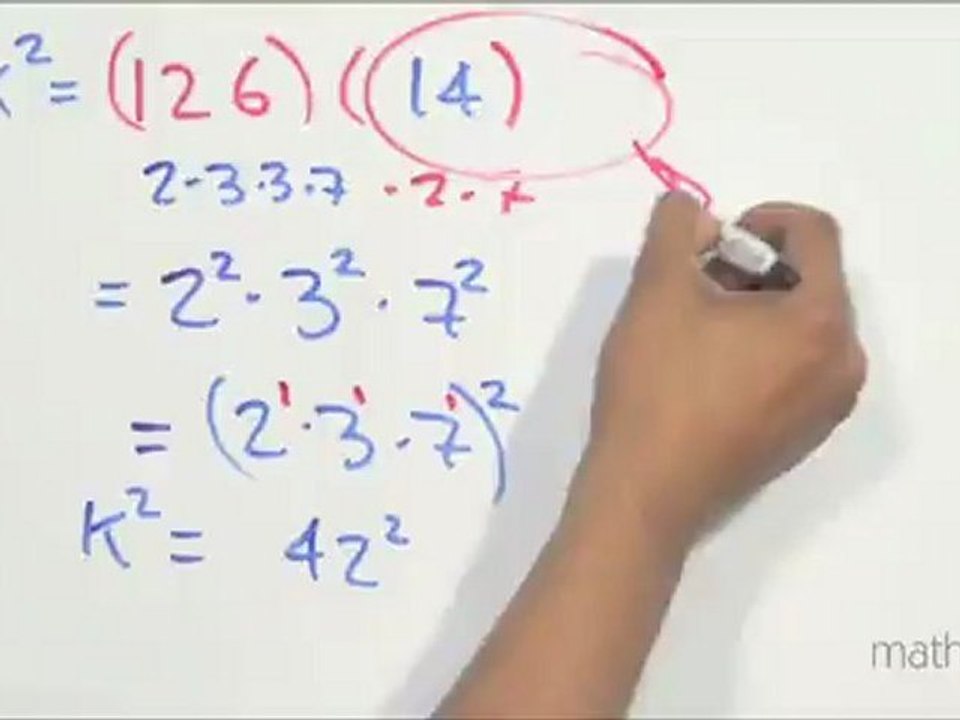 Factor mínimo para que el 126 sea un cuadrado perfecto
