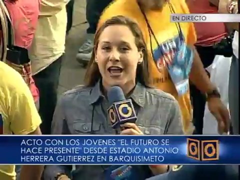 Miles de jóvenes esperan a Capriles Radonski en estadio Antonio Herrera Gutiérrez de Lara