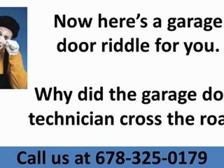 Duluth GA Garage Door Repair 678-325-0179