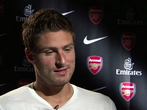 Olivier Giroud parle d'Arsenal et de Montpellier