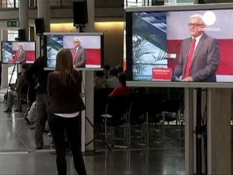 German Socialist Democrat prepares to take on Merkel