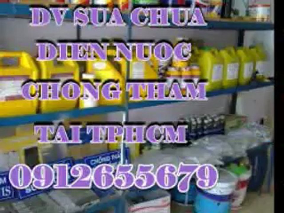 tho sua dien,sua nuoc chong tham nha tai tphcm 0906700438
