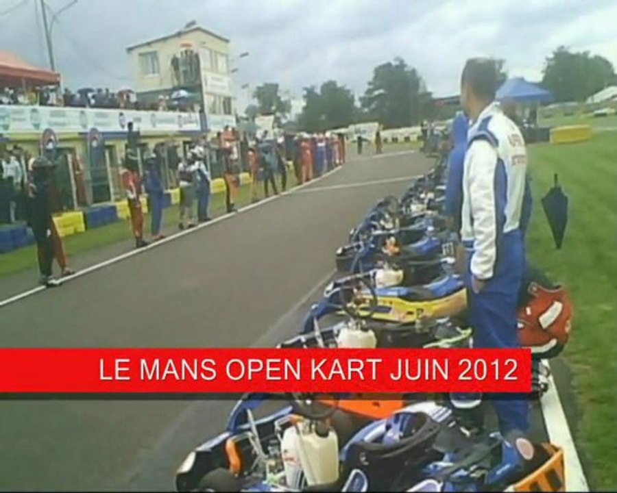 Départ des 24H du Mans Open Kart - MINIBOU - Juin 2012