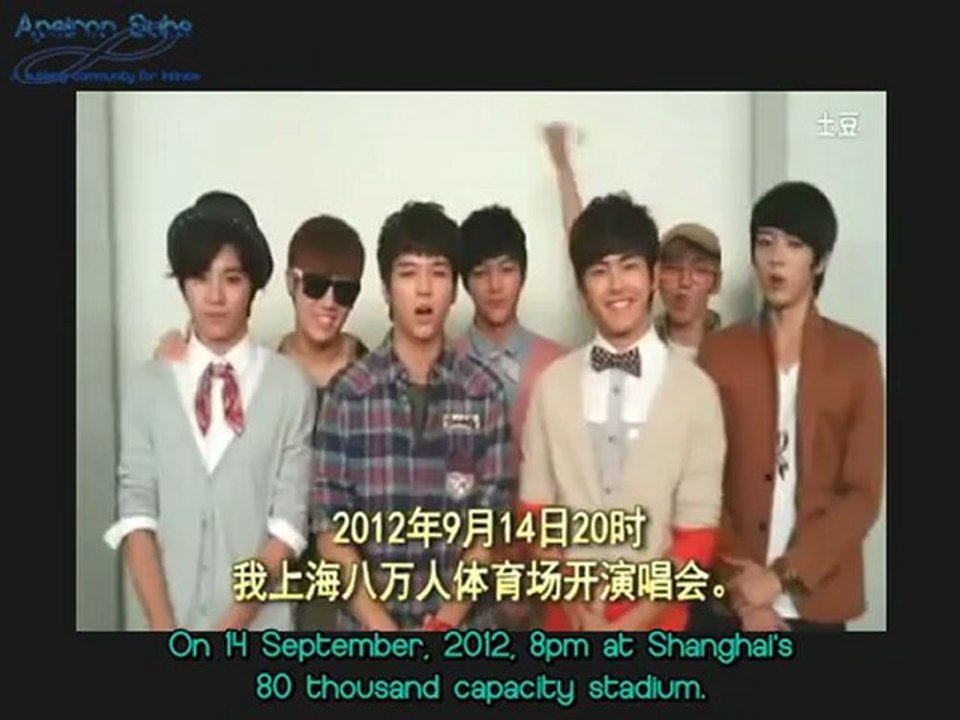 [AP∞SUBS] 2012 K-POP MUSIC IN CHINA CAST - INFINITEs Message Eng