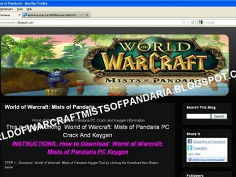 World of Warcraft Mists of Pandaria Crack