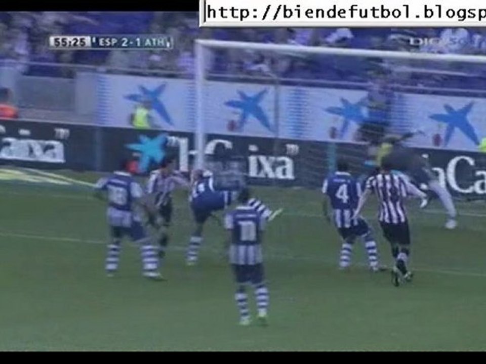 Espanyol vs Athletic 2-1 Gol de Aduriz