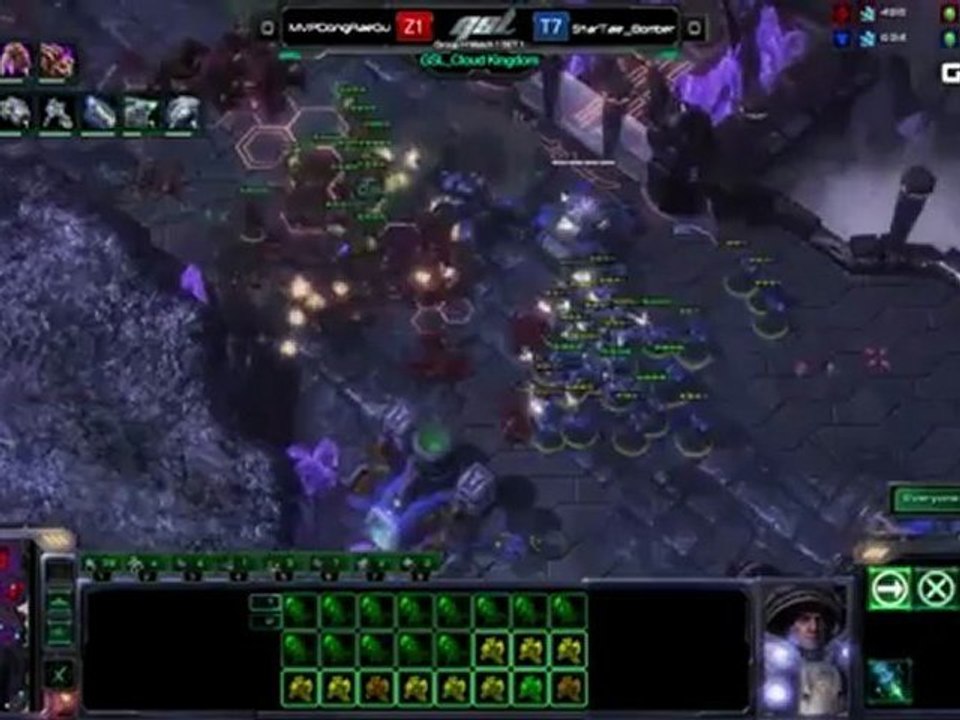 2012 GSL S4 CodeS RO32 MVP_DongRaeGu[Z] VS StarTale_Bomber[T] Set1