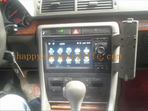 how to install audi A4 DVD Player GPS Navigation bluetooth