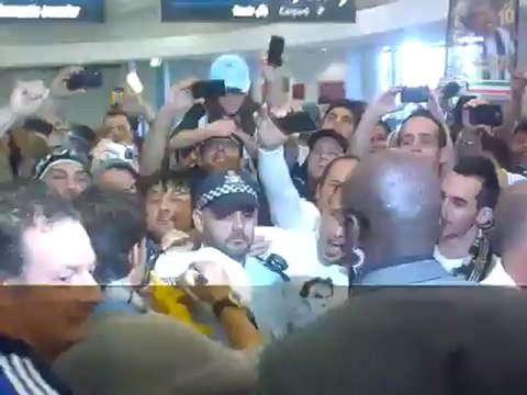 Alessandro Del Piero Arriving in Sydney